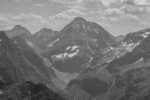 hochgolling in schwarz-weiss