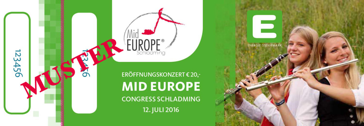 eintrittskarte mid europe eröffnungskonzert